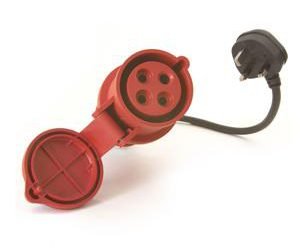 415V 16A 3 Phase & Earth (4 Pin) Adaptor