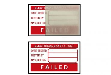 Part Laminated Fail Label (Qty 100)