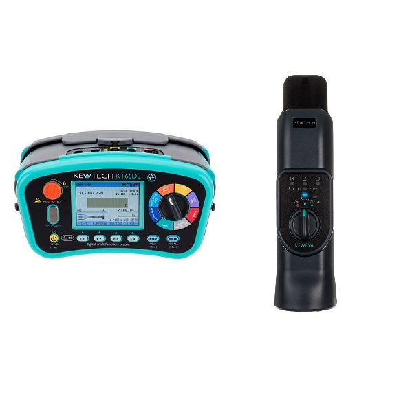 Kewtech KT66EVA Multifunction Tester & KEWEVA Electrical Vehicle Charger Adaptor